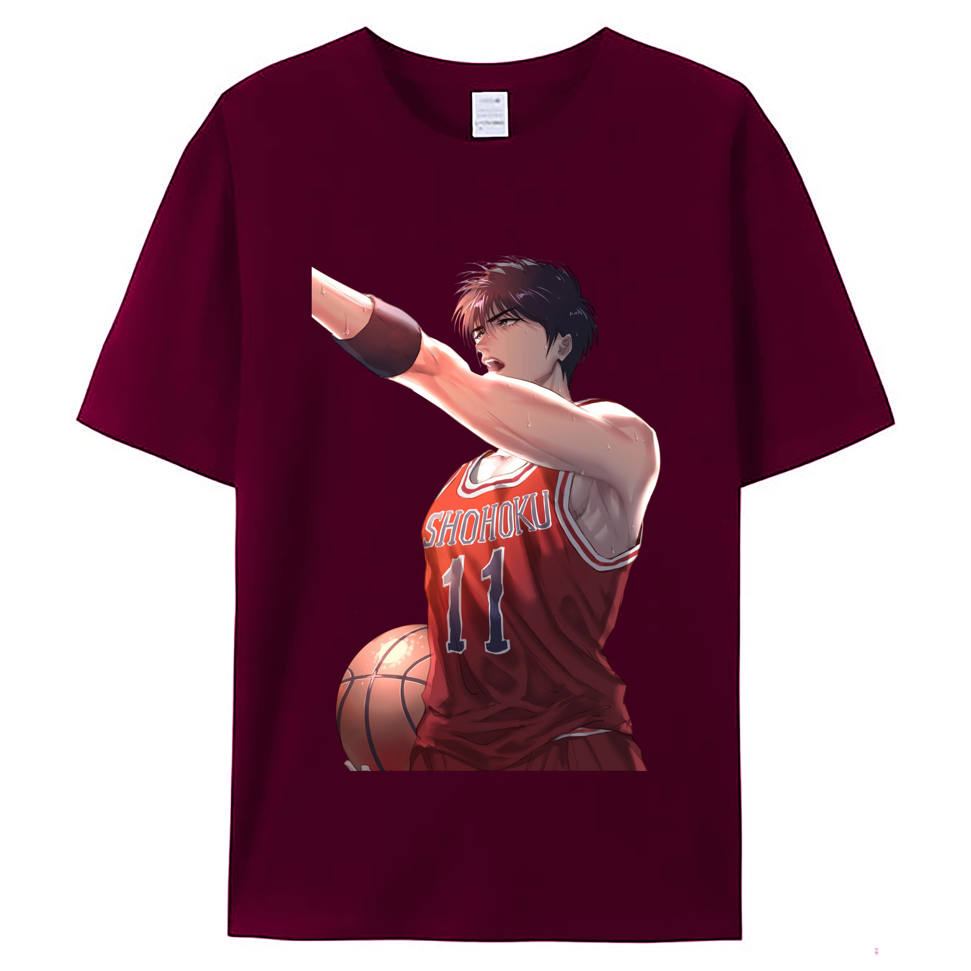 （画像用） SLAM DUNK／スラムダンク レディースカジュアルプリントTシャツ（綿100％）